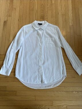 5 for $25 // Lord & Taylor tencel button-up blouse medium